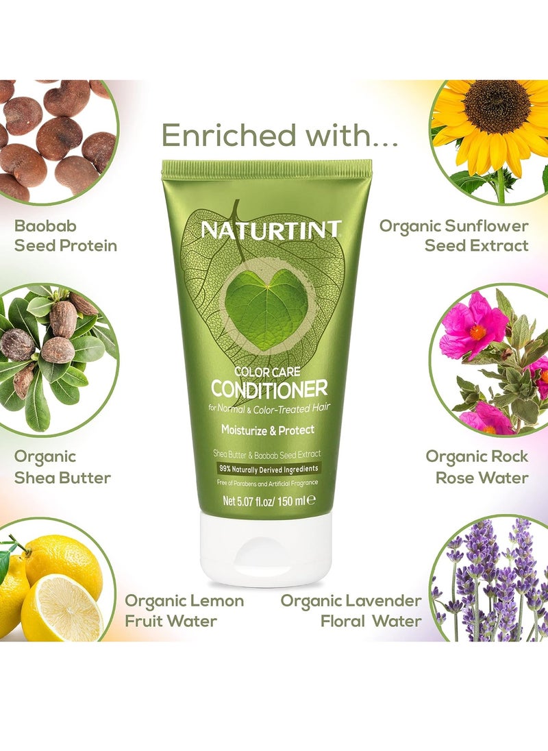 NATURTINT Naturtint Color Care Conditioner for Color-Treated, Dry, or Normal Hair, Formulated to Retain Vibrancy without Parabens, Sodium Lauryl Sulfate or Sodium Laureth Sulfate  - Image 3