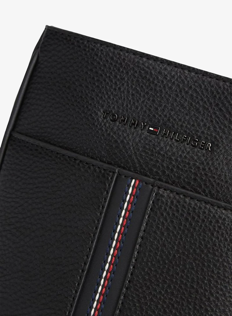 Tommy Hilfiger  Metal Logo Pebble Grain Crossbody Bag for Men | Best Price UAE