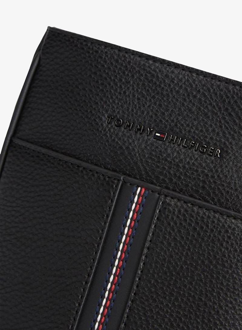 TOMMY HILFIGER Metal Logo Pebble Grain Crossbody Bag - Image 4