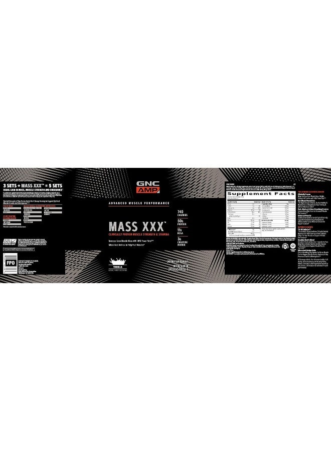 GNC AMP MASS XXX - VANILLA - Image 2