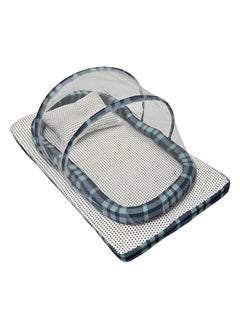 BABYCARA Baby Net Bed With Thick Mattress, Mosquito Net And Neck Pillow, 80 X 48 CM  - Image 3