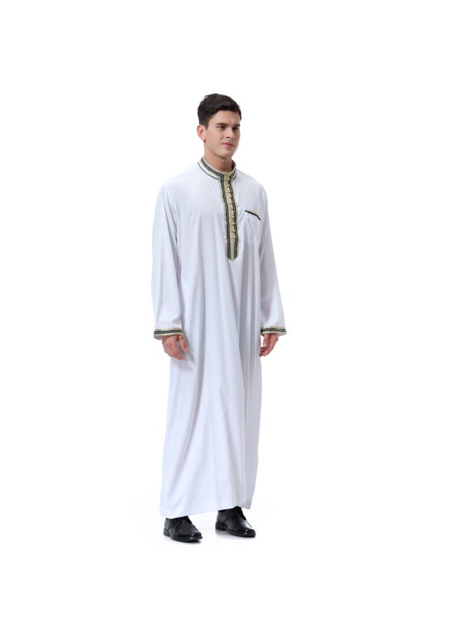 عباية - ثوب عربي رجالي - ملابس تقليدية، ملابس إسلامية، عباءة دبي، قفطان، جبة - Image 5