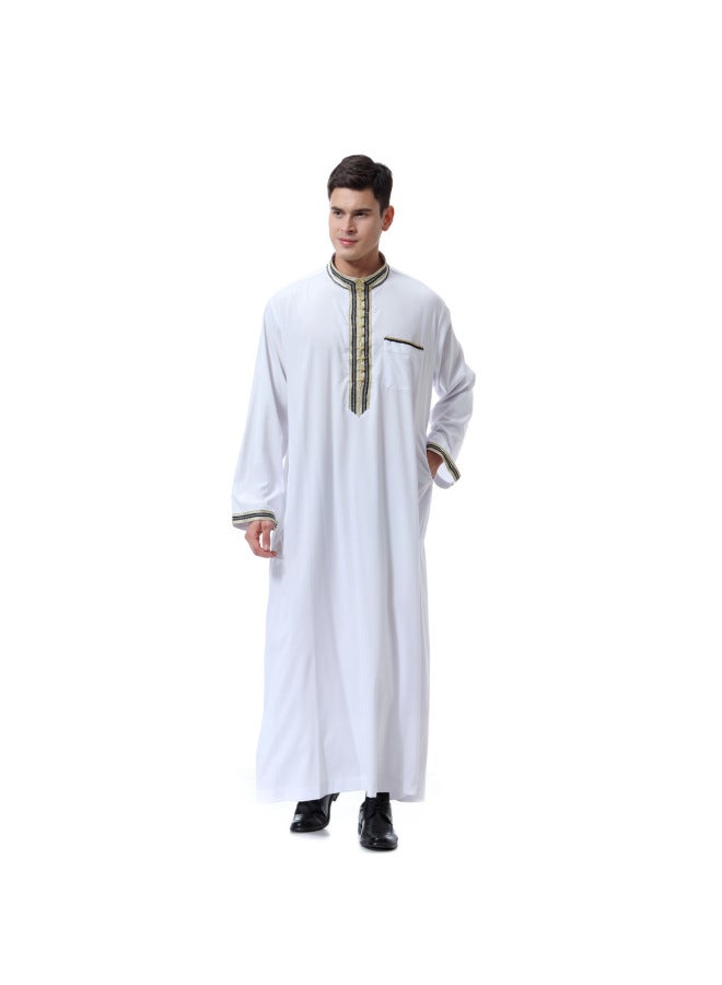 عباية - ثوب عربي رجالي - ملابس تقليدية، ملابس إسلامية، عباءة دبي، قفطان، جبة - Image 3