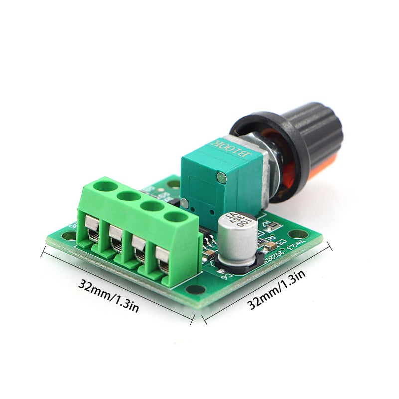 RioRand RR-PWM-15V Low Voltage Dc 1.8v 3v 5v 6v 12v 2a Motor Speed Controller PWM - Image 2