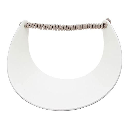 Otto Caps Fabric Foam Sun String Visor, Khaki - Image 3