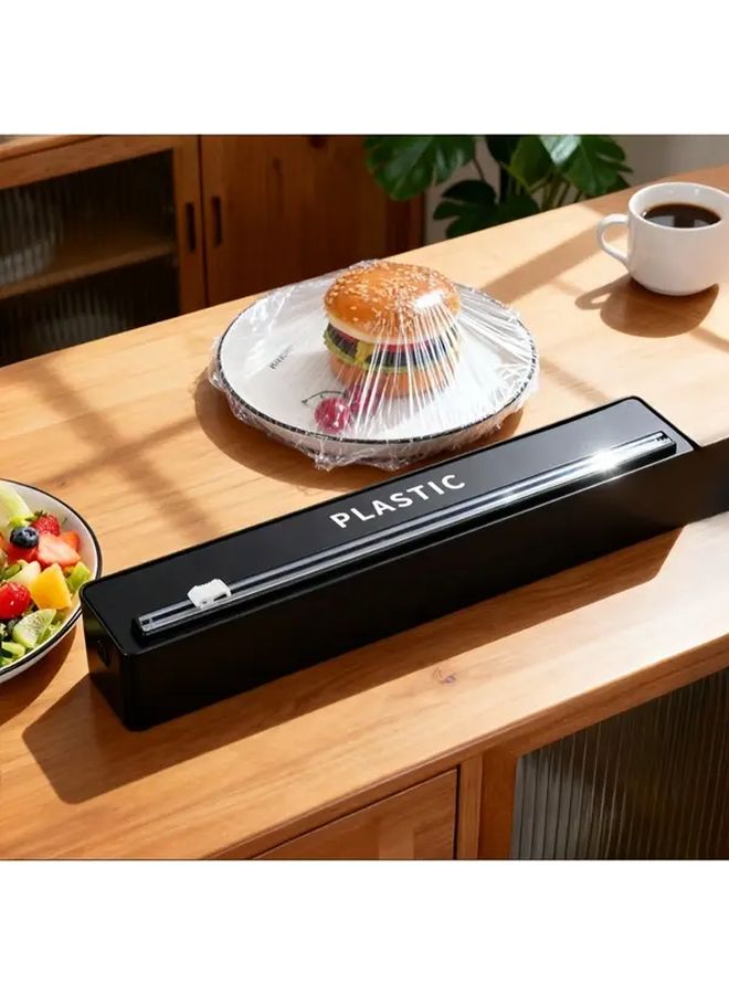 Magnetic Kitchen Packaging Dispenser With Cutter Durable Plastic Organizer - Image 5