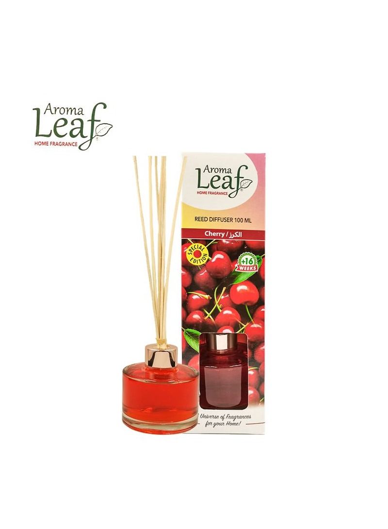 Aroma Home Perfume Sticks Home Fragrance Air Freshener Cherry Reed Diffuser 100ml Aroma Leaf - Image 1