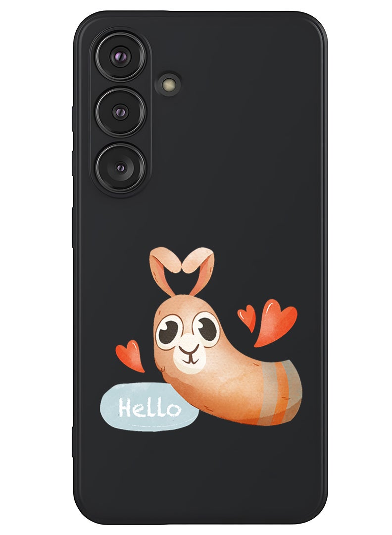 Theodor Protective Slim Fit Case Liquid Silicone Cover with Full Body Protection Anti-Scratch Shockproof Case For Samsung Galaxy S25 Plus (Black) - Hello Camel  - Image 1