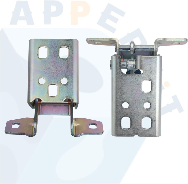 APPERFiT Upper & Lower Door Hinge for Front Door Left Driver Side Compatible with 2002-2011 Dodge Ram 1500 2500 3500 4500 5500 Dakota Truck Door Parts Replaces 55275631AB 55275634AA - Image 2