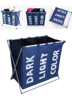 MARGOUN Laundry Hamper Dirty Clothes Storage Basket Foldable Towels Toys Organizer Bag  - Image 1
