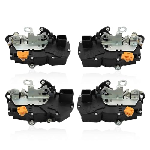 Yunnergo 4 Pcs Front & Rear Door Lock Actuators Compatible with Tahoe Avalanche Silverado 1500 2007-2009 931-303 15785123 Driver Passenger Side Door Latch - Image 1