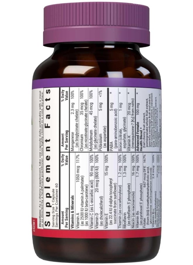 Bluebonnet Nutrition - Blue Bonnet Women'S One Whole Food-Based Multiple Caplets 30 Ct - Image 1