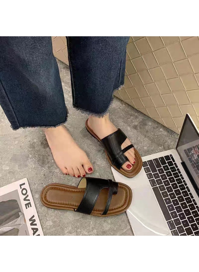 GELESE New Women's Slip-On Roman Sandals - Minimalist Design Perfect for Dresses - Image 2