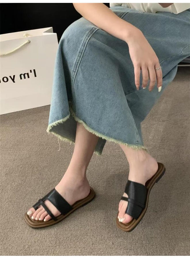 GELESE New Women's Slip-On Roman Sandals - Minimalist Design Perfect for Dresses - Image 5