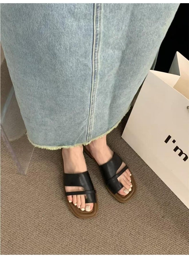 GELESE New Women's Slip-On Roman Sandals - Minimalist Design Perfect for Dresses - Image 4