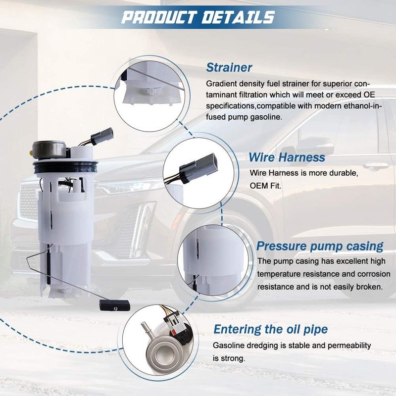 Apeixoto Fuel Pump Module Assembly E7093M for 1996-1997 Dodge Ram 1500 2500 3500 Truck - Image 2