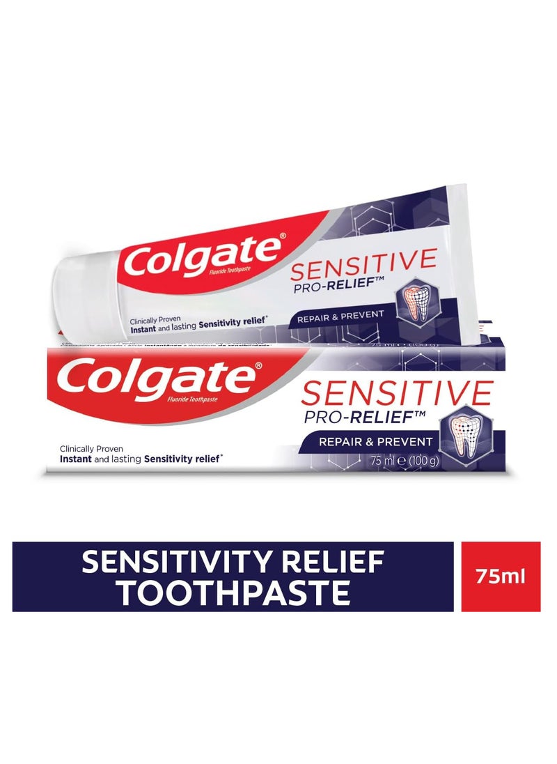 Colgate - Pack Of 2 Colgate Sensitive Pro Relief Repair And Prevent Sensitivity Toothpaste, 75Ml - Image 1