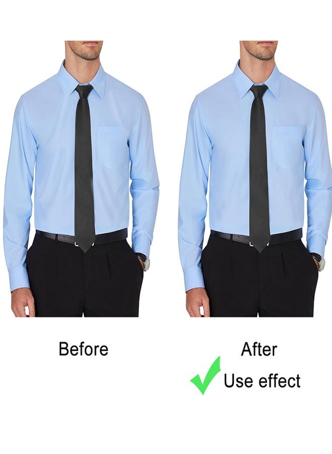 HAWAWA 2 PCS Shirt Stays for Tucking, Adjustable Shirt Garters Elastic Shirt Suspenders with 3 Nonslip Clips Shirt Holder Straps for Men and Women Black Style A - Image 5