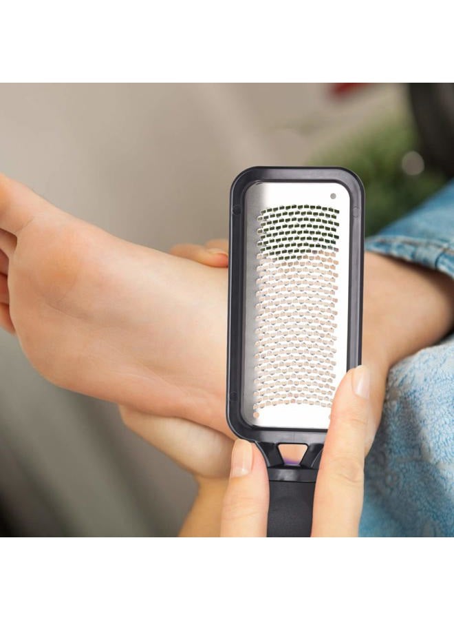 BTYMS Foot Scrubber Foot Files Callus Remover Black Heel Grater Dead Skin Remover Stainless Steel Heel Scraper for Cracked Heels - Image 5