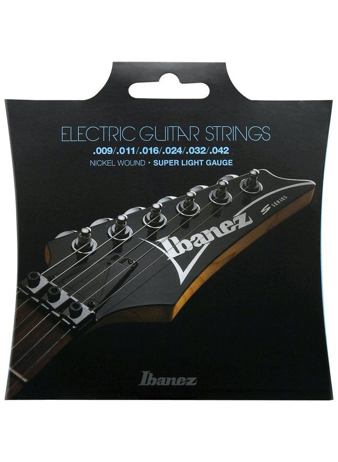 Ibanez IEGS6 Electric Guitars Strings - Super Light Gauge - Image 1
