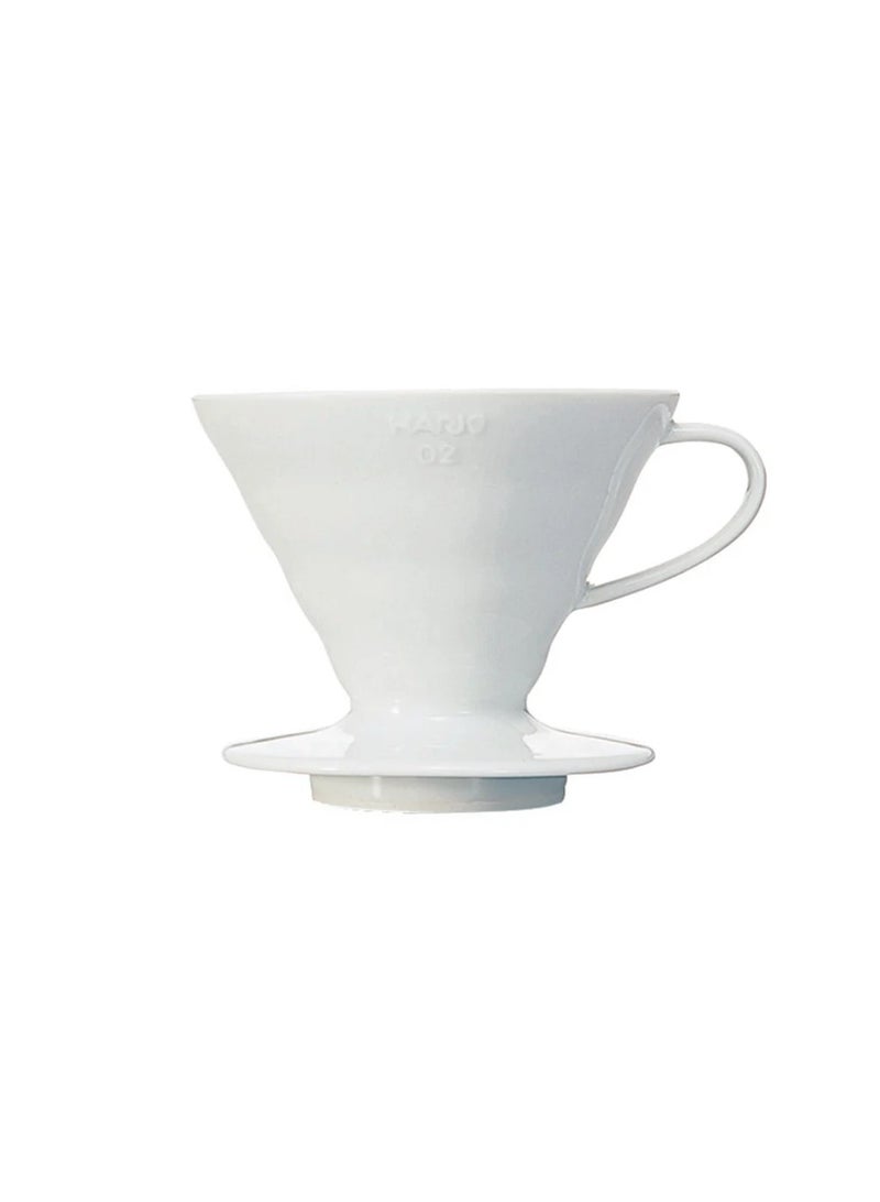 Hario Ceramic V60 Coffee Dripper 01, White - Image 1