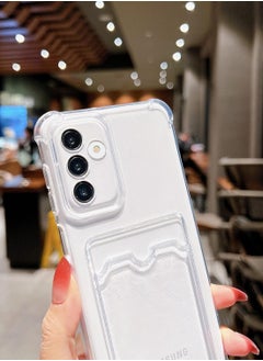 ten.tech TenTech Transparent cover with shockproof corners with card holder - card holder - heat-resistant polyurethane card holder for Samsung Galaxy A35 5G - transparent  - Image 4