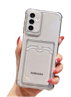 ten.tech TenTech Transparent cover with shockproof corners with card holder - card holder - heat-resistant polyurethane card holder for Samsung Galaxy A35 5G - transparent  - Image 3