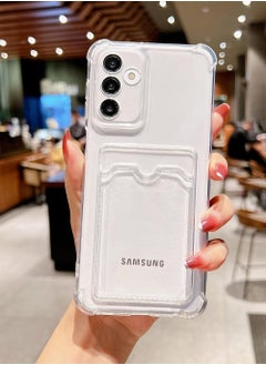 ten.tech TenTech Transparent cover with shockproof corners with card holder - card holder - heat-resistant polyurethane card holder for Samsung Galaxy A35 5G - transparent  - Image 5