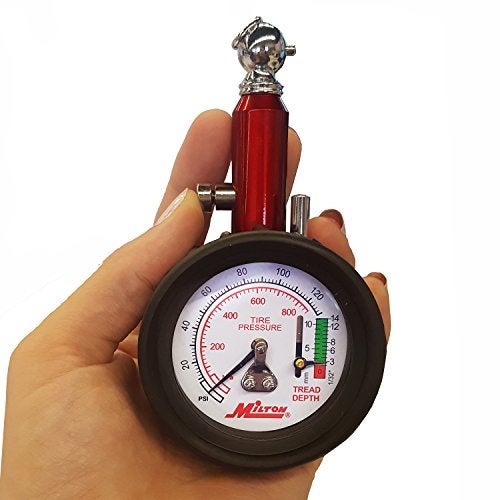 Milton (S-934) Dial Tire Pressure Gauge - Single Head Tire Tread Depth Gauge - Image 4