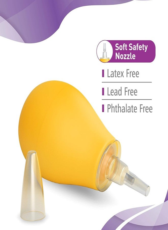 Miracle Moms Baby Nose Cleaner/Nasal Vacuum Sucker Mucus Snot Aspirator for Babies (Yellow, One size) - Image 2