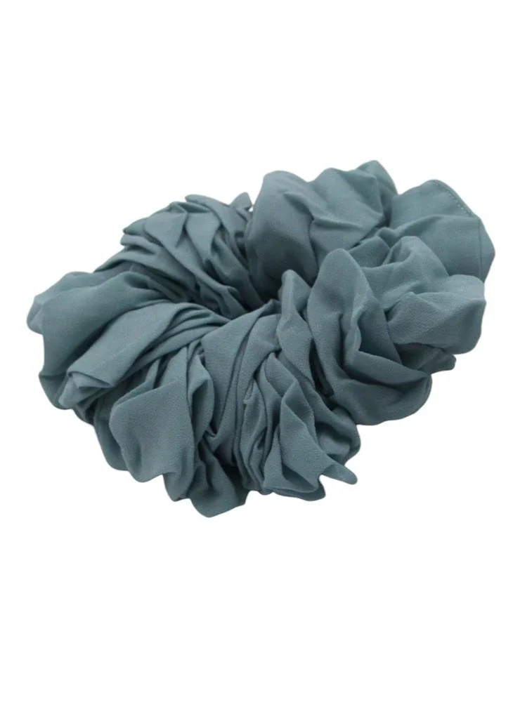 D'Daniela D'Daniela - Elastic Volumizing Hijab Scrunchie Tie Bun - Serenity Blue