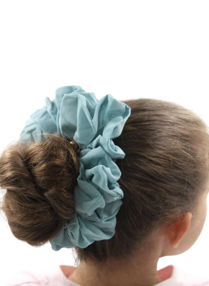 دىدانيالا D'Daniela - Elastic Volumizing Hijab Scrunchie Tie Bun - Serenity Blue