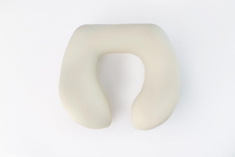 Max Comfort Medical Travel Neck Pillow - High Quality Memory Foam with Washable Cover - Navy - Image 4