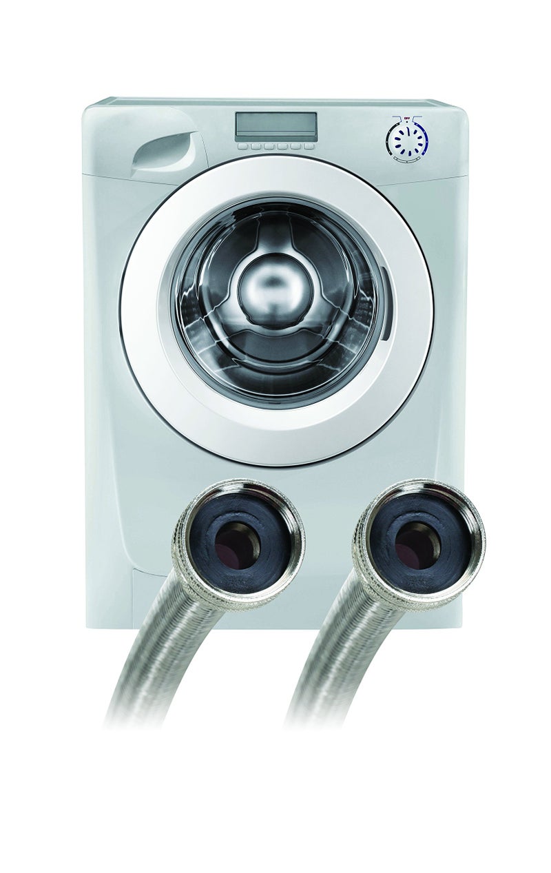 Fluidmaster 9WM60P2HE High Efficiency Washing Machine Connector 2-Pack - 3/4 Hose Fitting x 3/4 Hose Fitting, 60-Inch Length - Image 3