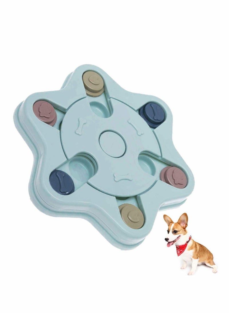 SYOSI Dog Puzzle Toys Puppy, Dog Puzzles, Interactive Game Toy for Dogs Cats, Dog Cat Treats toy Dispenser Training Funny Feeding, ABS Colorful Design Slow Feeder to Aid Pets Digestion - Image 1