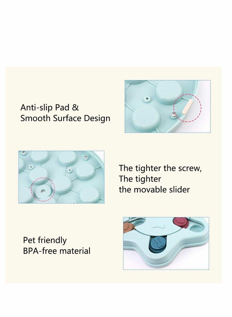 SYOSI Dog Puzzle Toys Puppy, Dog Puzzles, Interactive Game Toy for Dogs Cats, Dog Cat Treats toy Dispenser Training Funny Feeding, ABS Colorful Design Slow Feeder to Aid Pets Digestion - Image 3