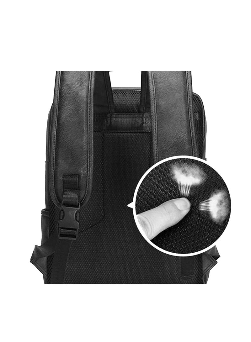 ALCOACH Men's Coach Bag Shoulder Bags Men's Handbags Vintage Large Capacity Leather Bag Men's Leather Backpacks Tote Bag Wallet Leather Backpack  - Image 4