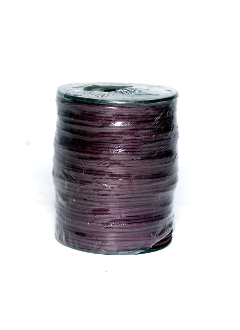 Torex TOREX� 92 Mt, 1mm Thick, Roll Braided Wax Cotton Cord for DIY Jewellery Making, Beading, Art and Craft Work and Handicrafts, (Pack of 1 pcs Maroon)  - Image 1