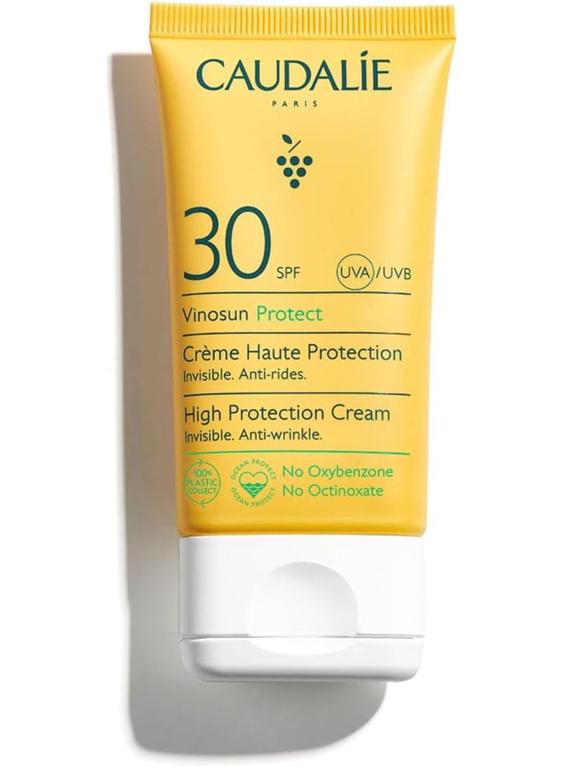 CAUDALIE كريم فينوسون للحماية العالية SPF30 - 50 مل - Image 1
