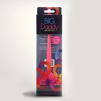 FRAMAR Big Daddy Paint Set with 3 Brushes Hog and synthetic hair Purple 3 Count Pack of 1 - Image 2