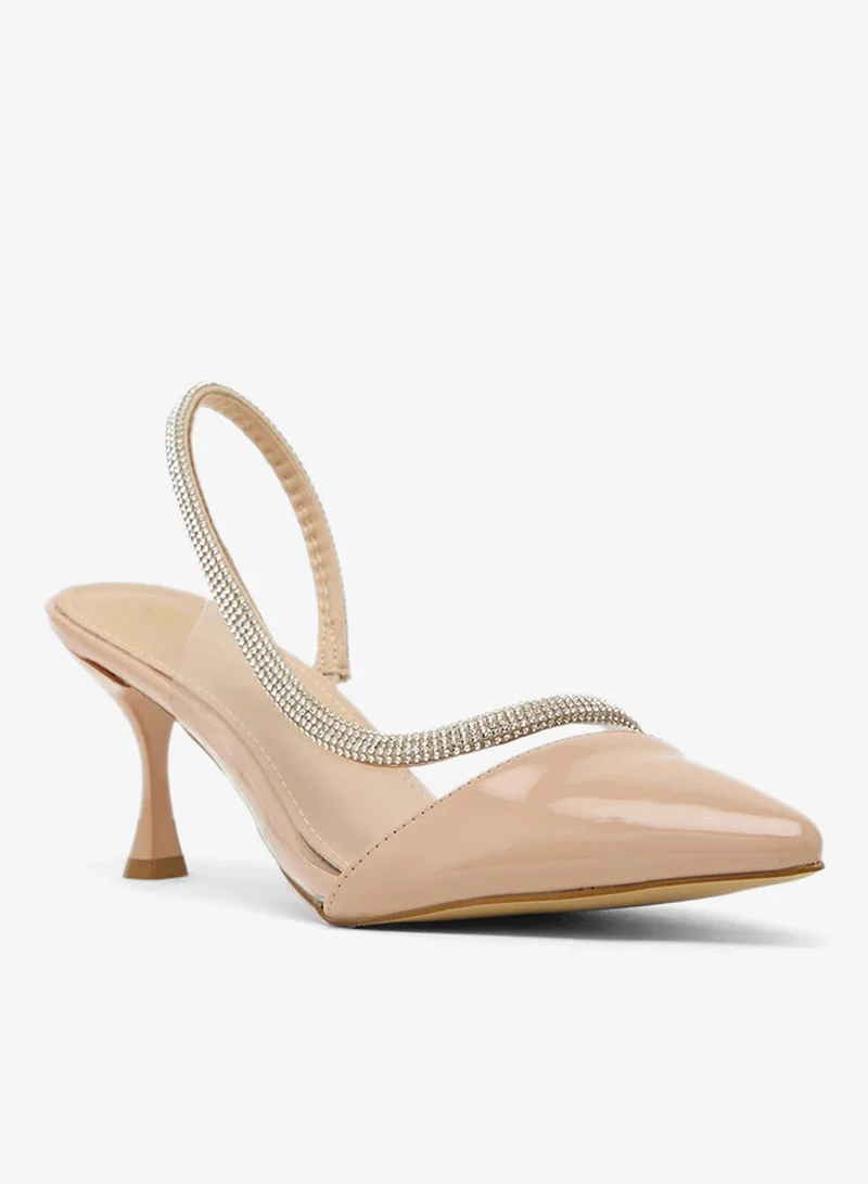ELLA Diamante Heeled Pump