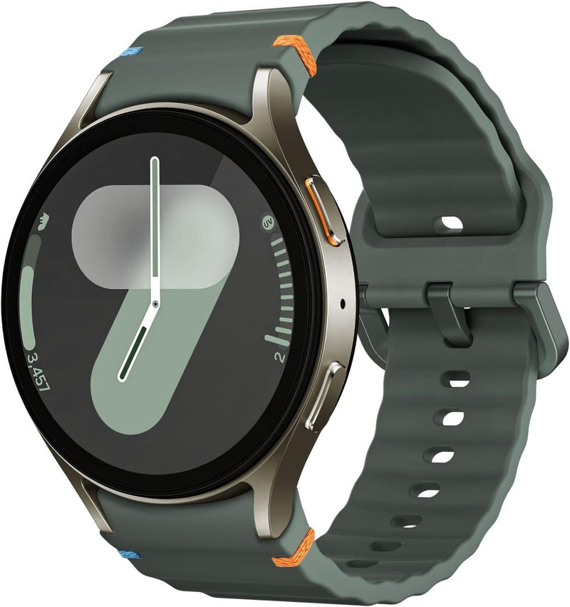 موكو حزام MoKo الرياضي متوافق مع ساعة Samsung Galaxy Watch 7 FE 6 5 4 مقاس 40mm 44mm/ساعة Watch 6 4 Classic مقاس 43mm 47mm 42mm 46mm/ساعة Watch 5 Pro مقاس 45mm، أشرطة سيليكون ناعمة بدون فجوة للنساء والرجال - Image 1
