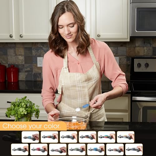 Spring Chef Stainless Steel Magnetic Measuring Spoons Set of 8 with Leveler, Dual Sided Metal Teaspoon & Tablespoon Measuring Spoons, Nesting Kitchen Gadgets for Baking & Cooking - Winter Frost - Image 5