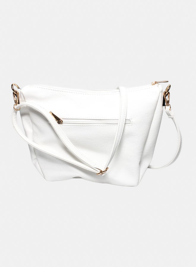Glitter Women Hand Bag - White - Image 2