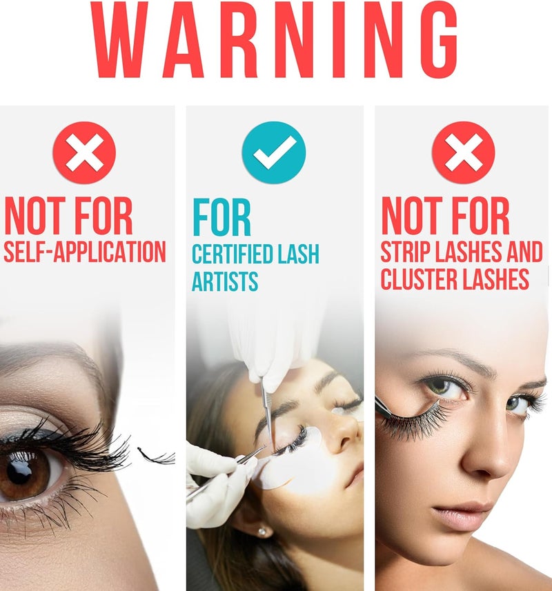 Stacy Lash Volume Eyelash Extension Glue 0.17 fl.oz/5ml / 3 Sec Drying Time/Retention 6 Weeks/Strong Hold Black Adhesive/Professional Supplies - Image 1