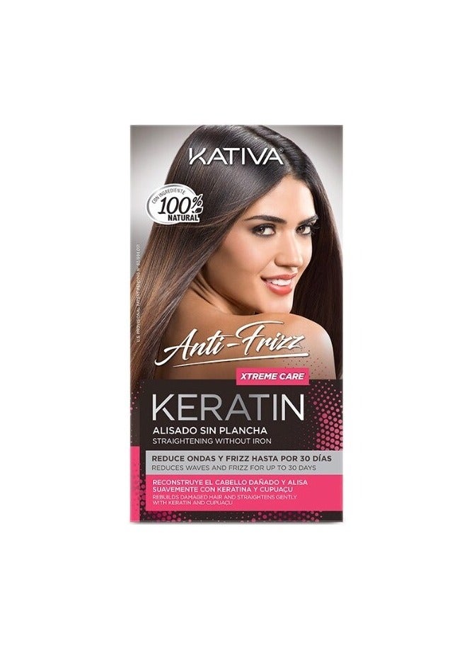 Kativa Anti Frizz Keratin Straightening without Iron Xtreme Care 1unit - Image 1