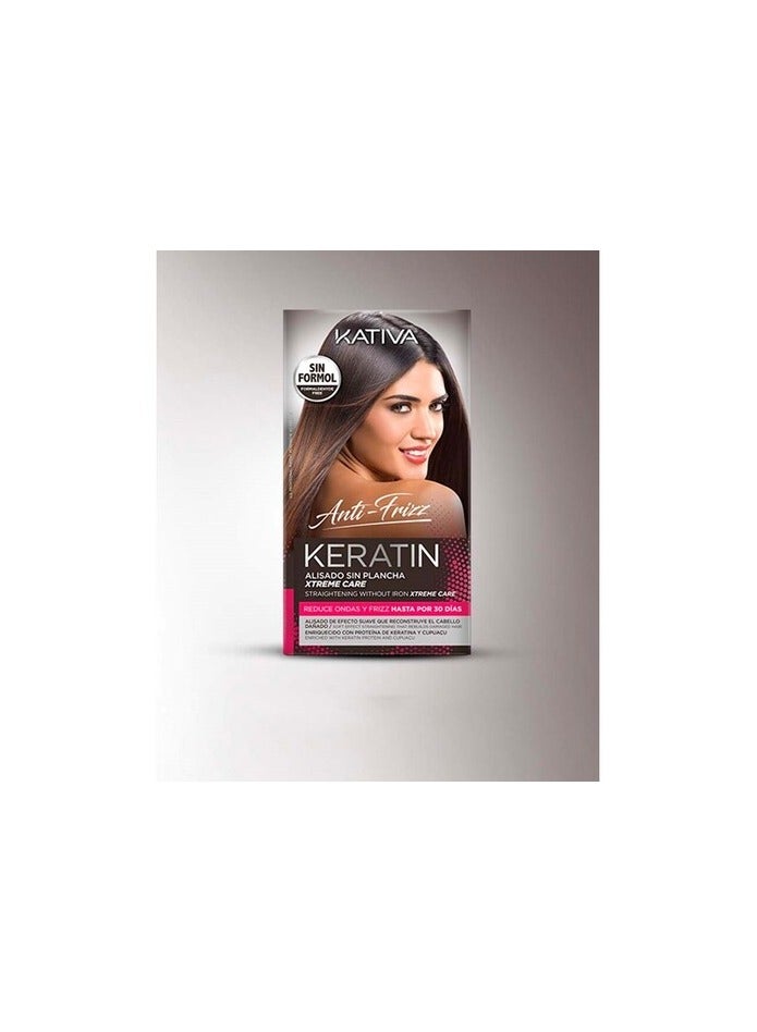 Kativa Anti Frizz Keratin Straightening without Iron Xtreme Care 1unit - Image 2