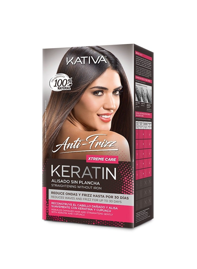 Kativa Anti Frizz Keratin Straightening without Iron Xtreme Care 1unit - Image 3
