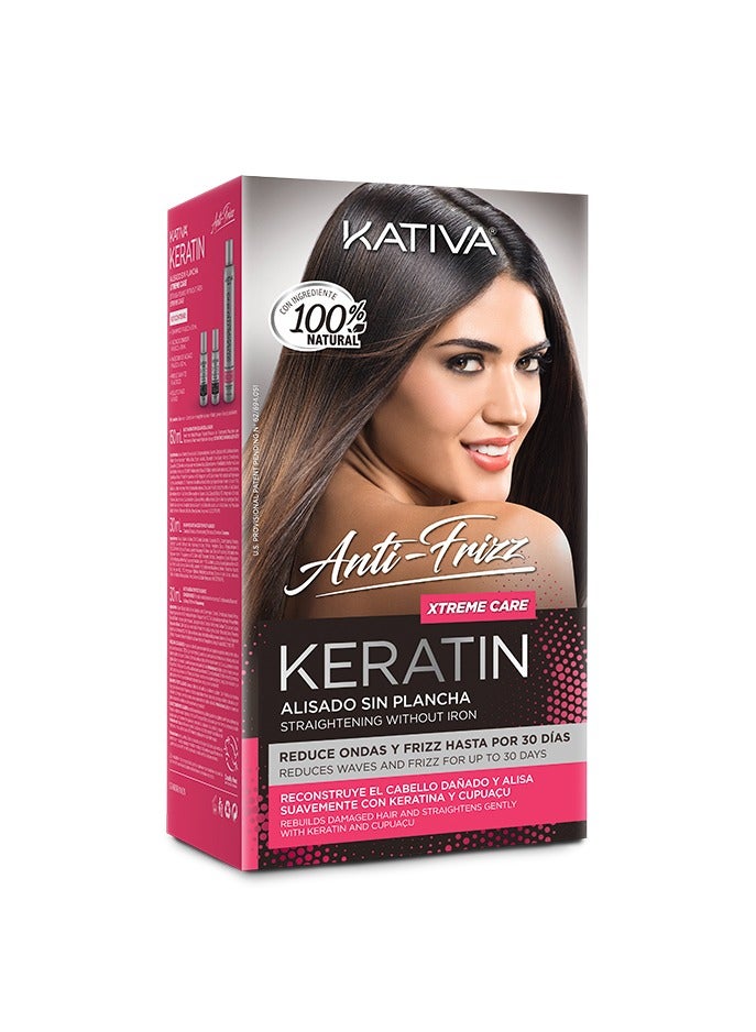 Kativa Anti Frizz Keratin Straightening without Iron Xtreme Care 1unit - Image 4