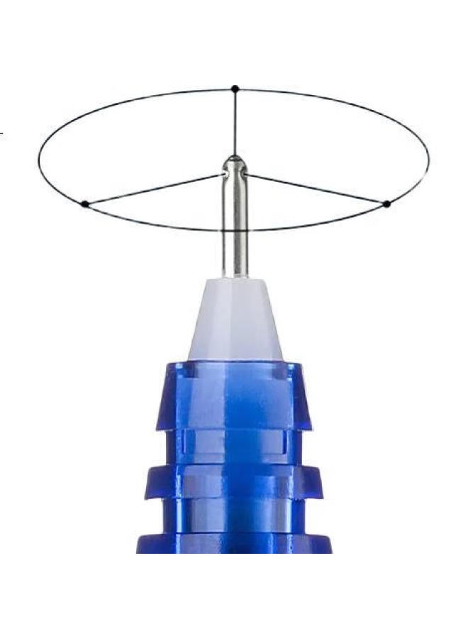 Pilot Bxc-V5 Direct Liquid Rollerball Pen, Large V5 Gel Pen, Needle-Tip Gel Pen, 0.5Mm Signature Pen, Upgraded Version With Replaceable Ink Cartridge, Red, 6-Pack - Image 3